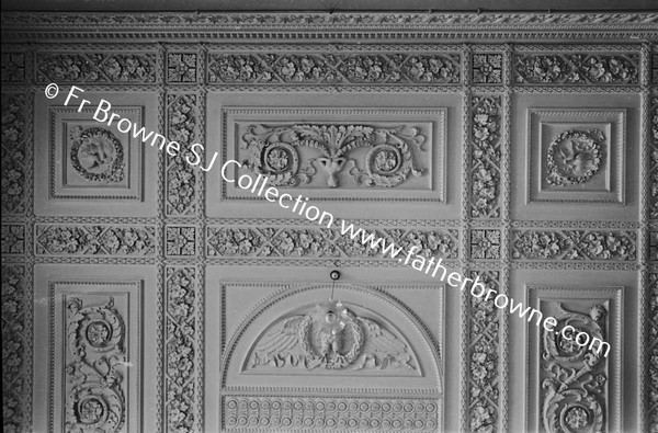 SOME DETAILS OF CEILING IN CONFERENCE ROOM FORMERLY DINNING ROOM